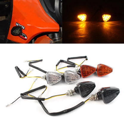 LED Turn Signal Lights for Motorcycle ATV - 3 Colors