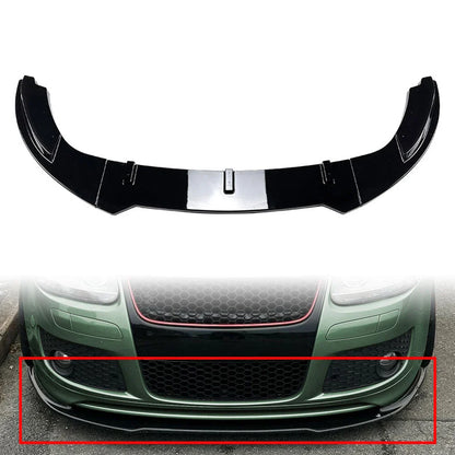 Front Bumper Lip Spoiler for VW Golf 5 Jetta MK5 GLI (2003-2008) Black