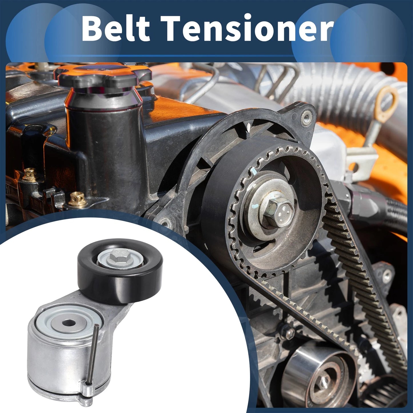 Belt Tensioner for Jeep Wrangler (2007–2018) No. 68027611AB Metal