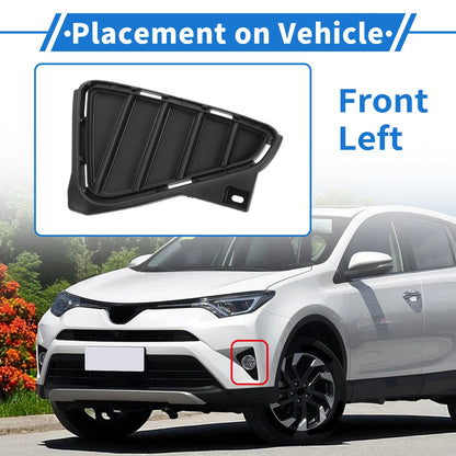 Front Left Fog Light Cover No. 52040-0R010 for Toyota RAV4 (2016–2018)
