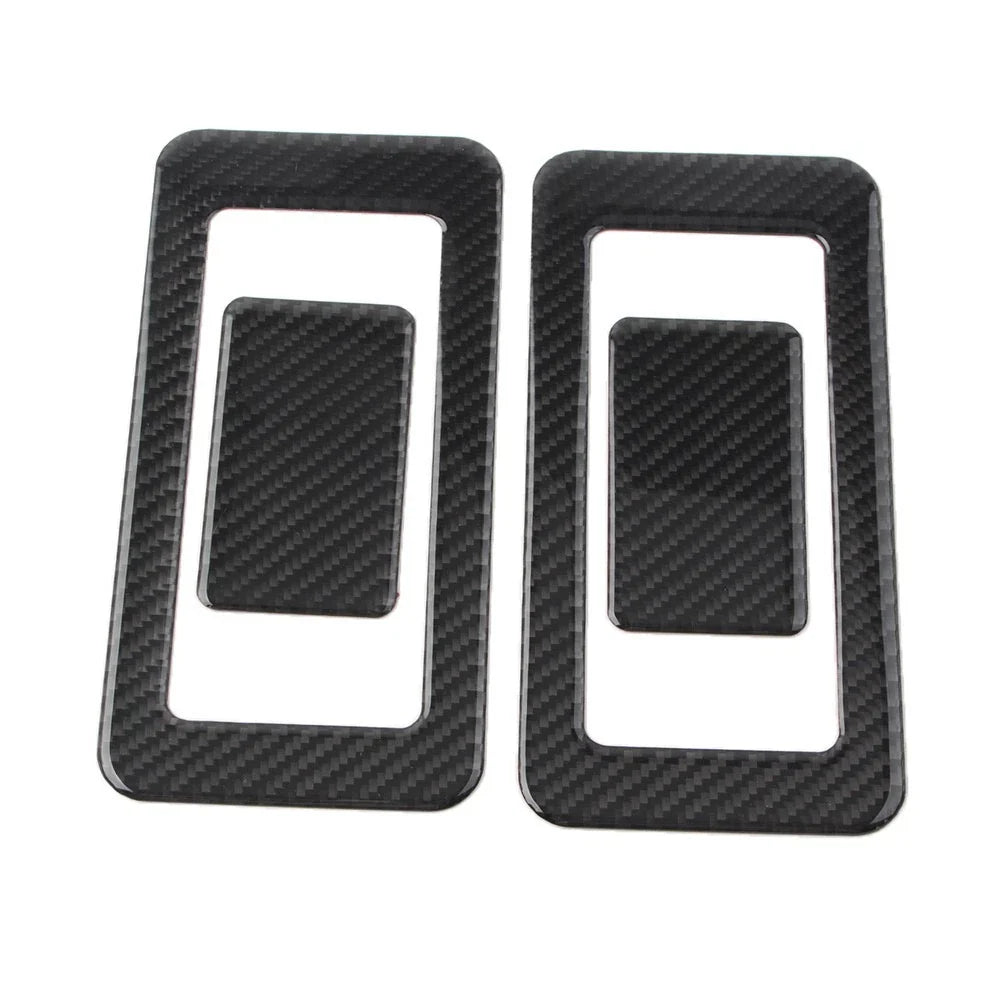 4 x Interior Rear Seat Switch Cover Trim for Jeep Wrangler JK (2011-2017)