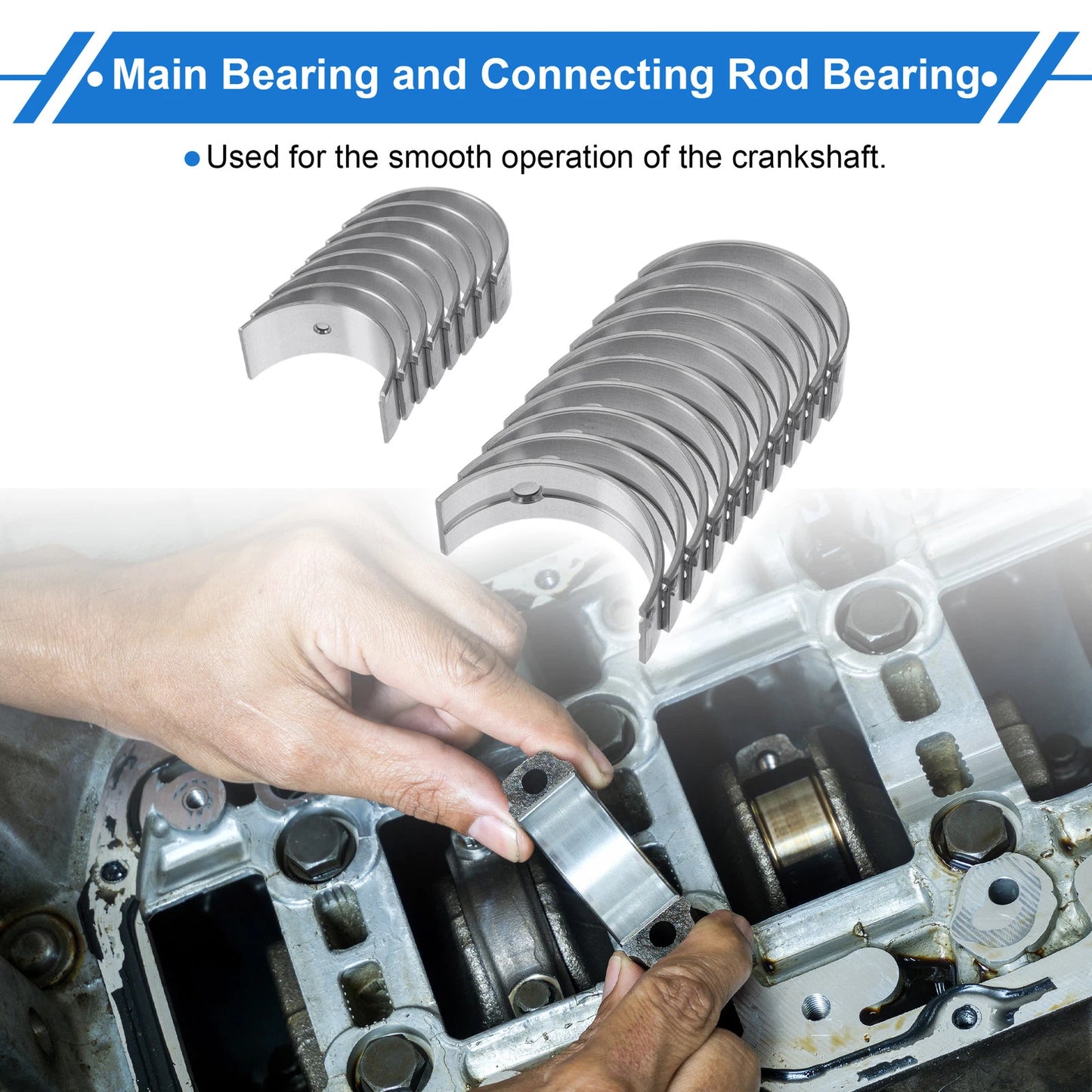 Main Bearing and Connecting Rod Bearing Kit No.1230073810 for Suzuki Jimny (1982–1990)