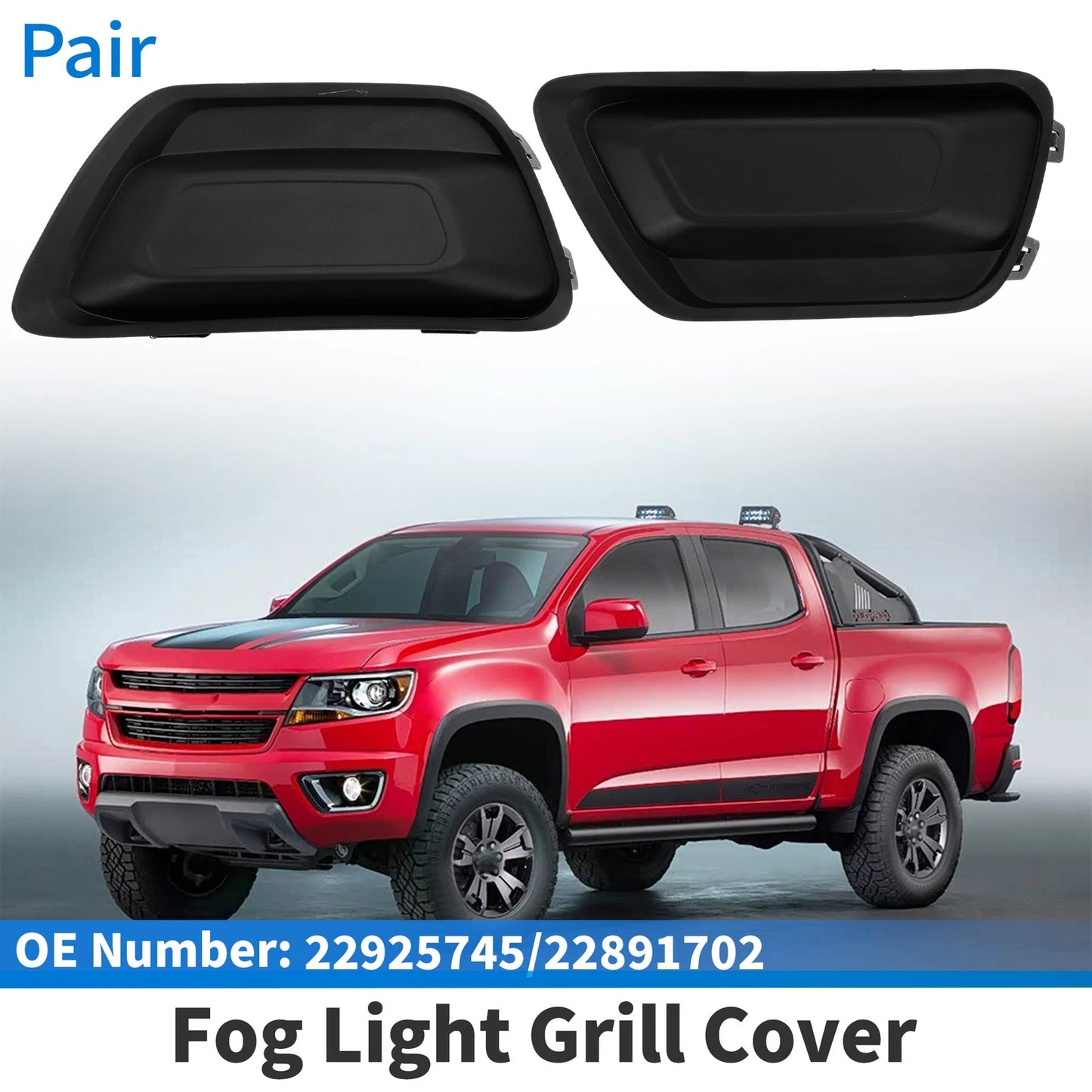 Fog Light Grill Set of 2 No.22925745 for Chevrolet Colorado (2017–2020)