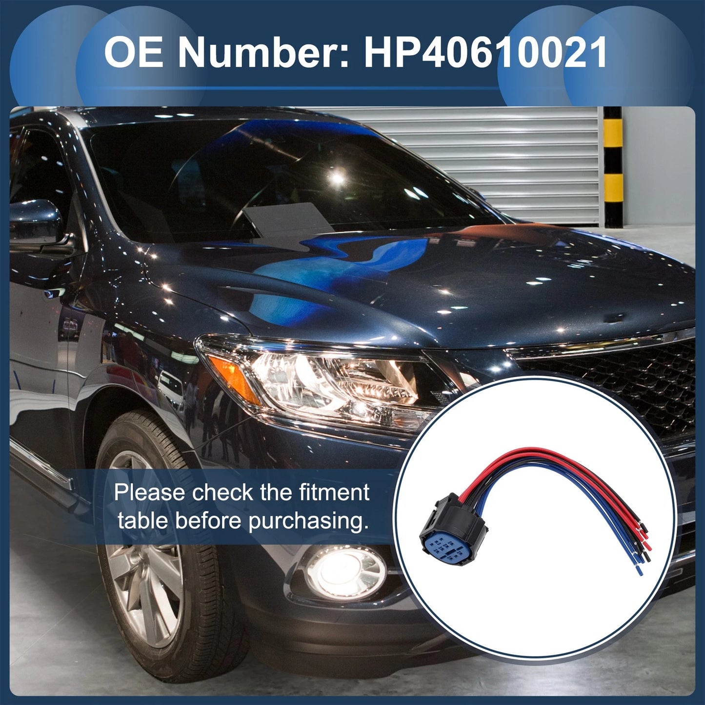 Headlight Wiring Harness Assembly for Hyundai Elantra (2017–2018) No.HP40610021