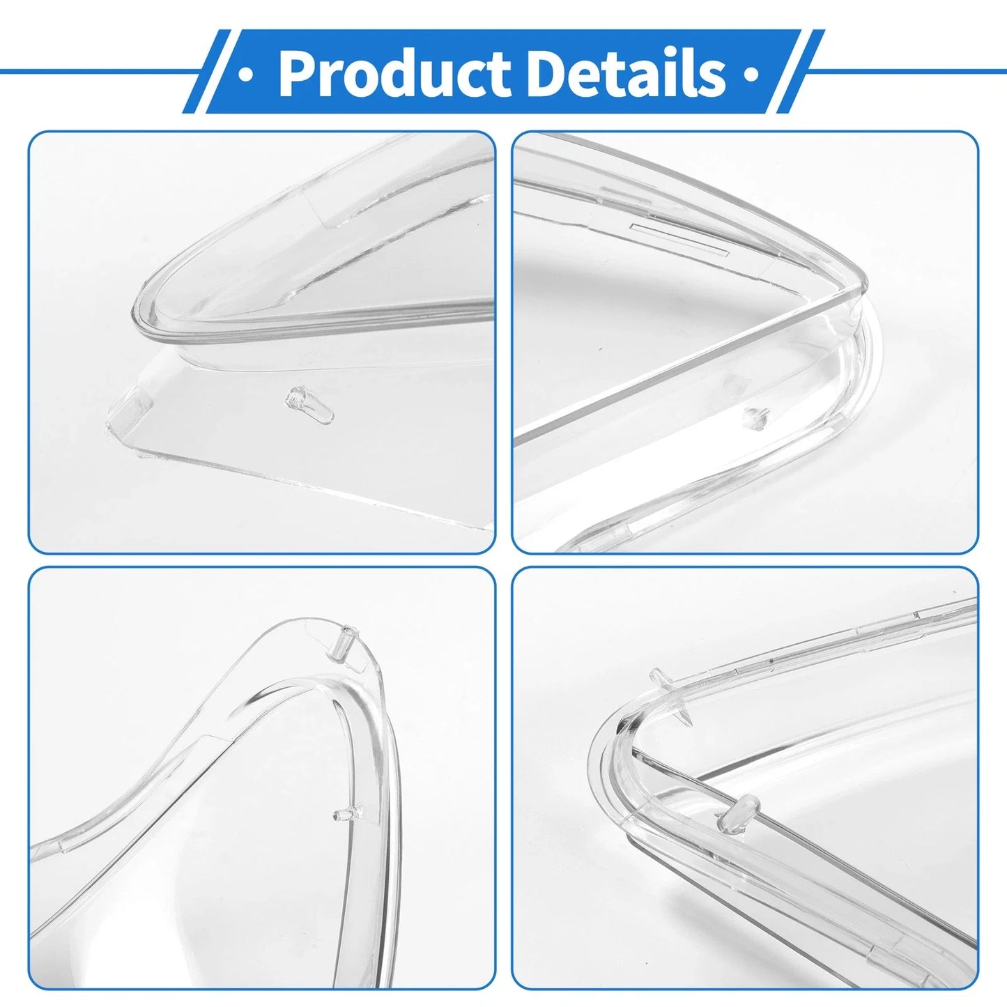 1 Pc Front Right Headlight Lens Cover for BMW 7 Series E65 (2002-2008)