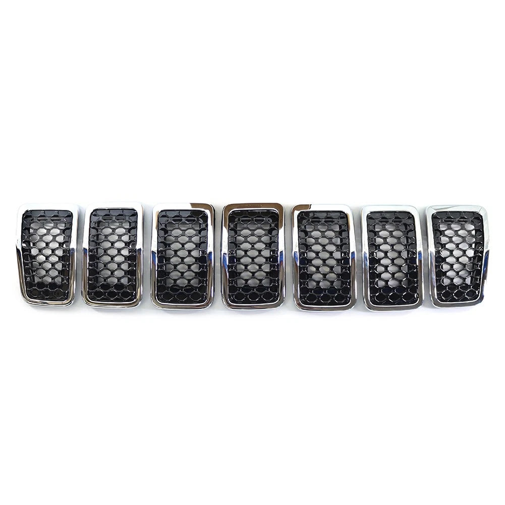 Chrome Fog Light Lamp Cover Bezel for Jeep Grand Cherokee (2017–2021)