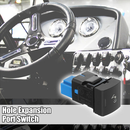 Hole Expansion Port Switch with Wire for Toyota Vehicles (1 Pcs)