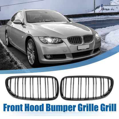 Set of 2 Front Hood Bumper Grilles for BMW 328i 335i M3 335is (2007–2013)