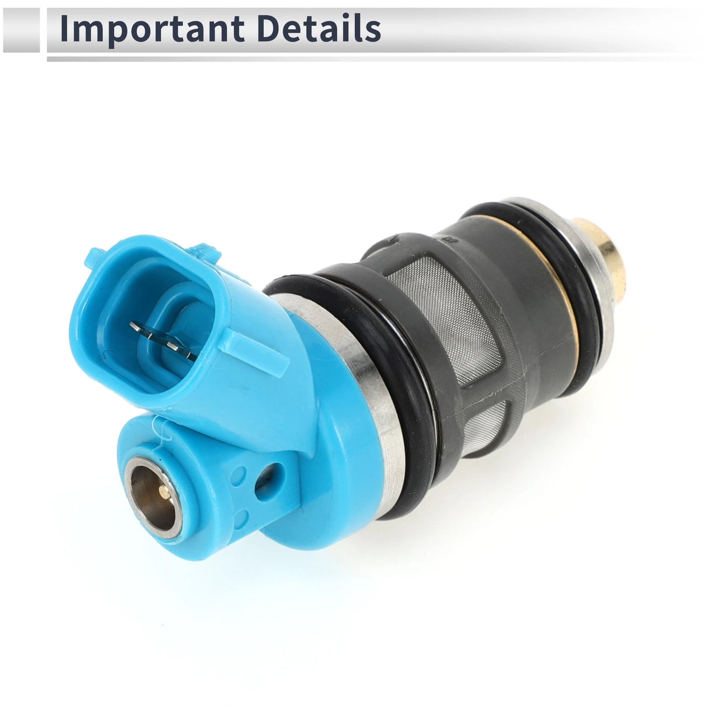 Fuel Injector for Toyota Hilux RZN14 Hiace RZH1 Dyna RZY2 (1 Pc) Blue Silver Tone