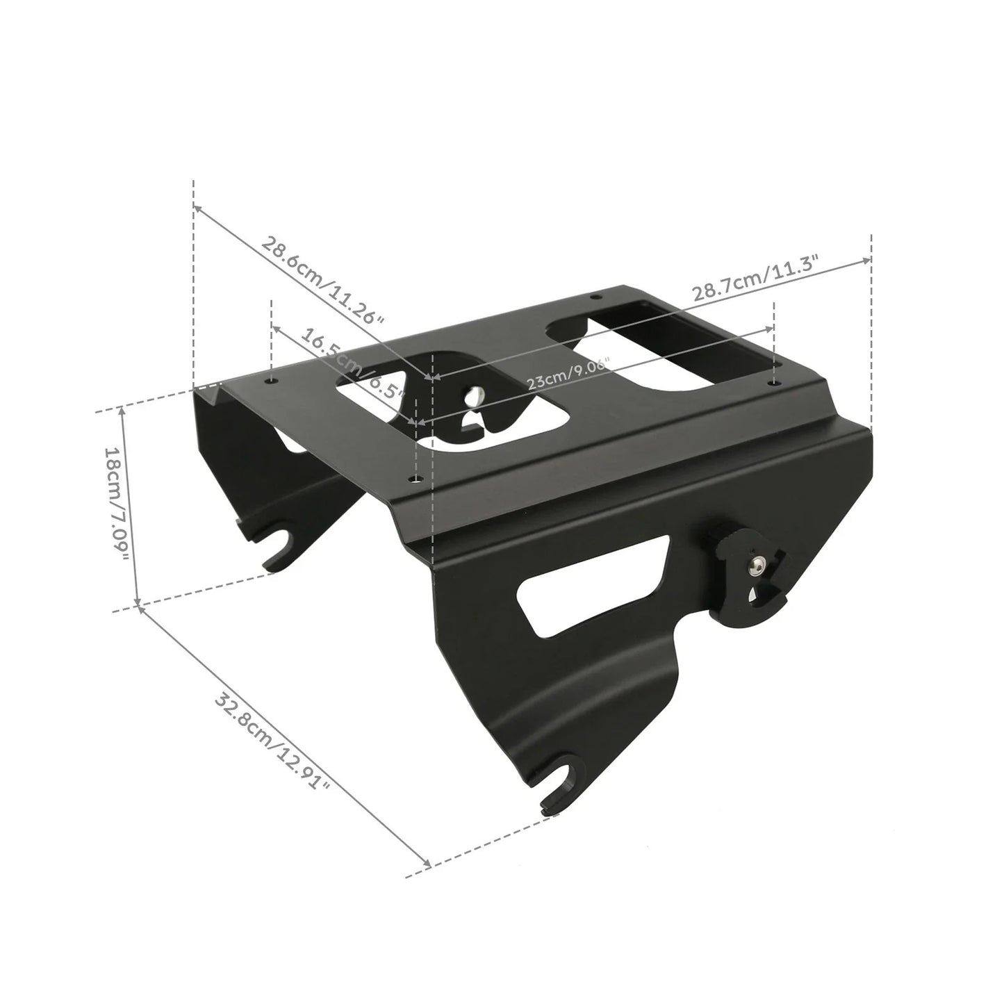 Detachable Solo Mount Rack for Harley Touring FLHR FLTR FLHX (2009-2013)