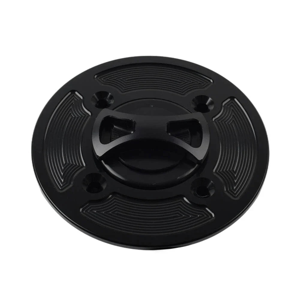 Black Fuel Gas Tank Cap Cover for APRILIA RSV1000 (2004-2008) Tuono V4R (2011-2017) RSV4 R