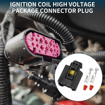 2 Pin Ignition Coil Connector Plug for Mercedes-Benz