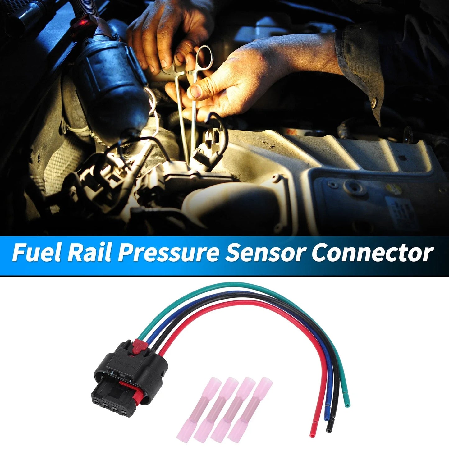 Fuel Rail Pressure Sensor Connector Pigtail for GMC L5P Duramax 6.6L