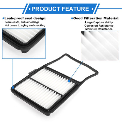 Car Engine Air Filter No. 17801-21040 for Toyota Prius 1.5L L4 (2004–2009)