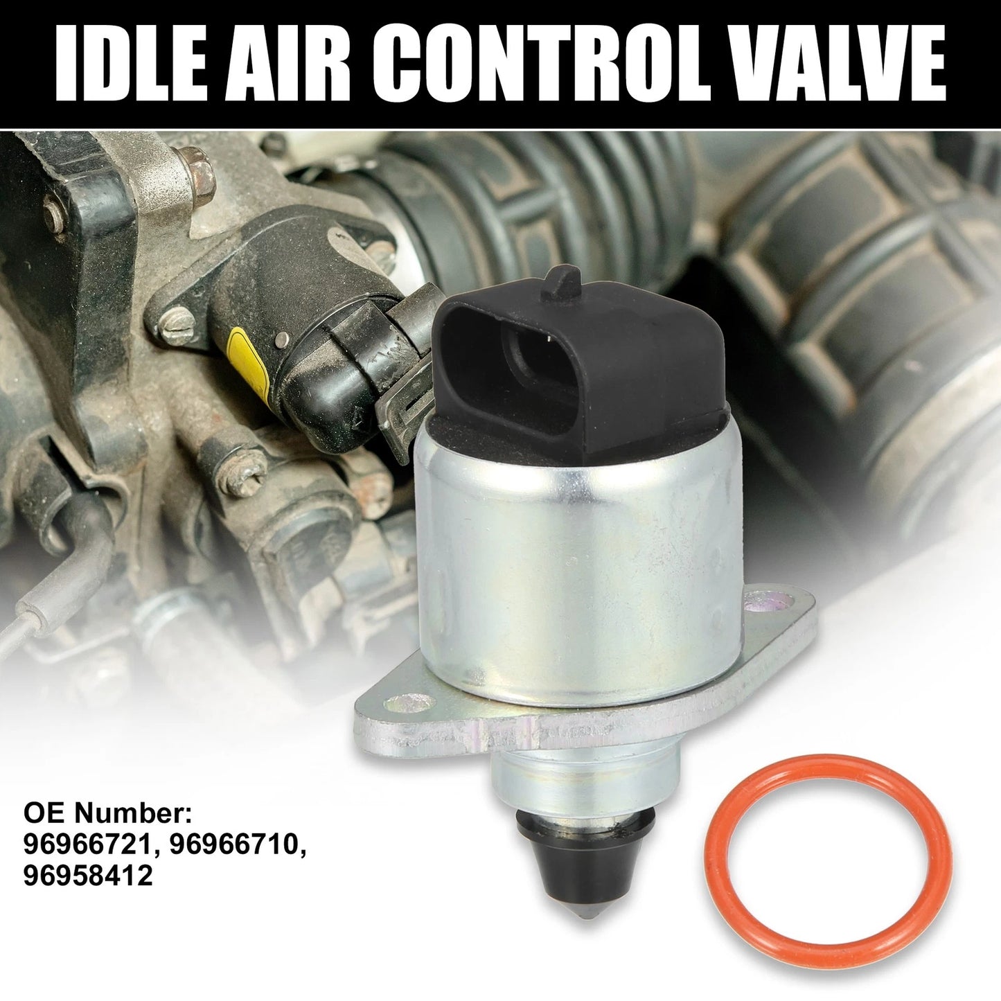 Idle Air Control Valve for Chevy Spark M300 (2010–2015) 96966721 96966710 96958412