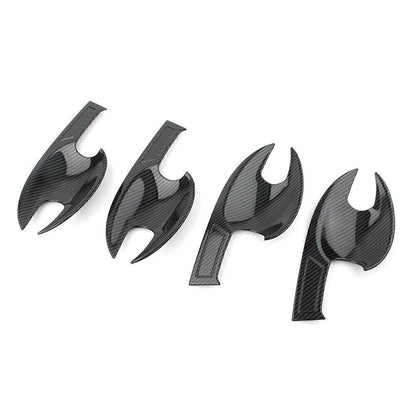 Carbon Fiber Inner Door Handle Bowl Cover Trim for Mazda CX-5 (2017-2020)