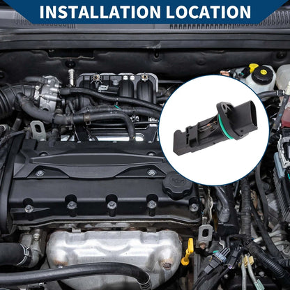 Mass Air Flow Sensor for BMW E46 E36 E39 E38 E53 Black