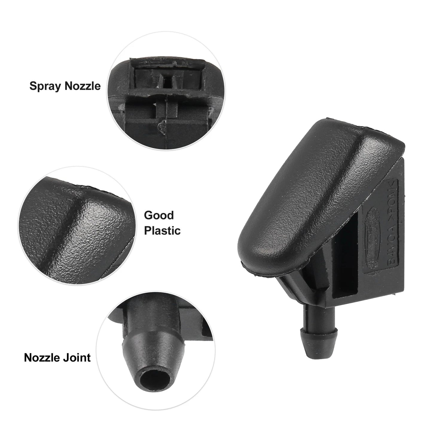 Set of 4 Windshield Washer Nozzles for Ford Focus MK2 (2004–2011) No.BM5117666AB