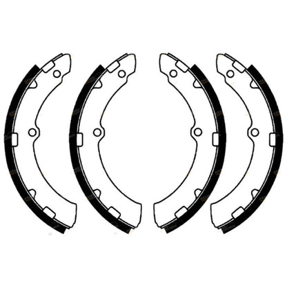 Rear Brake Shoes Set for Toyota Coaster (1993–2003)