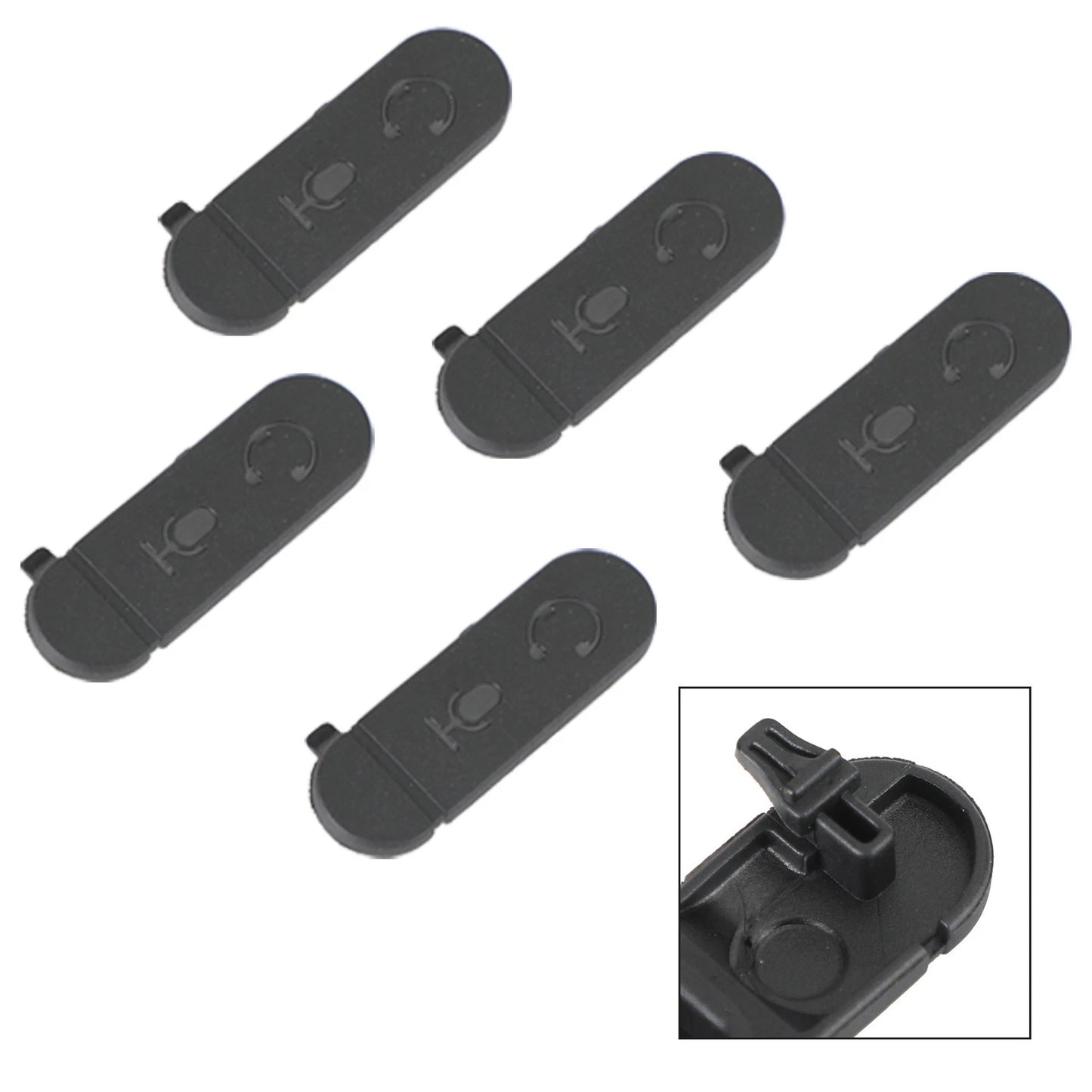 5 Side Dust Covers for XIR P3688 DEP450 DP1400 Walkie Talkie
