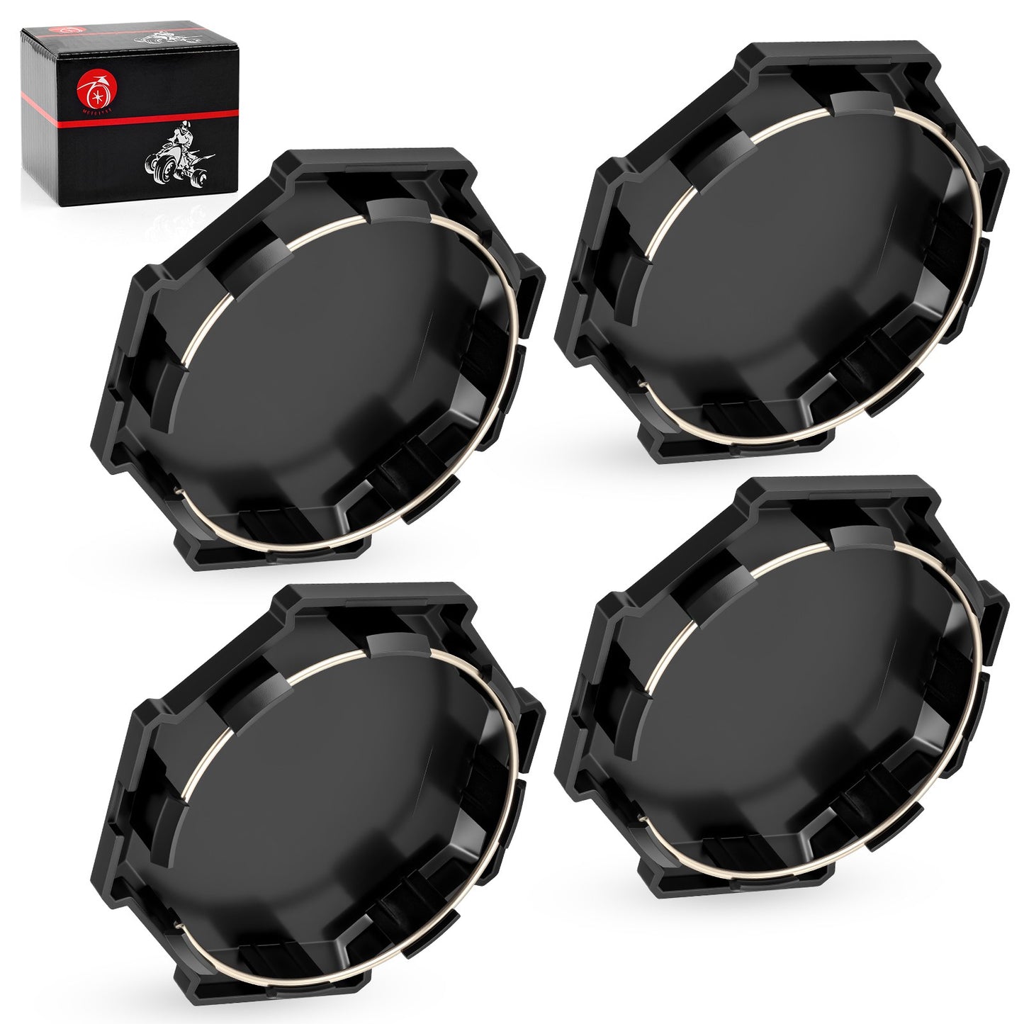 Set of 4 Center Hub Wheel Caps for Polaris Sportsman 850 SP (2018–2019)
