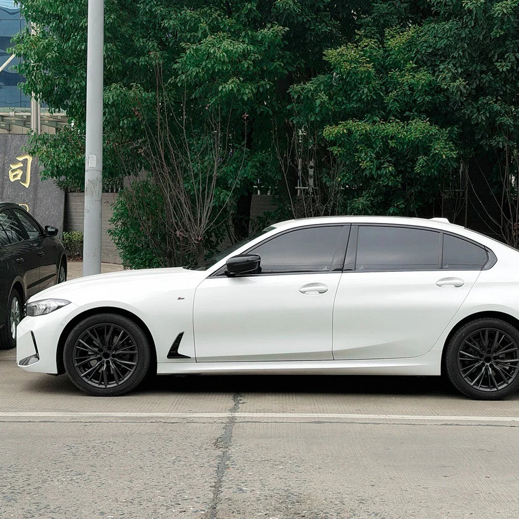 Gloss Black Add-On Side Fender Vent Duct Trims for BMW 3-Series G20 G21