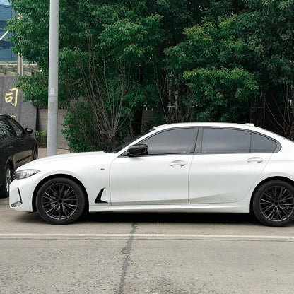 Gloss Black Add-On Side Fender Vent Duct Trims for BMW 3-Series G20 G21