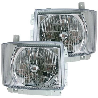 1 Pair Front Headlight for Isuzu Elf NPR NQR NPR-HD NLR (2008-On)