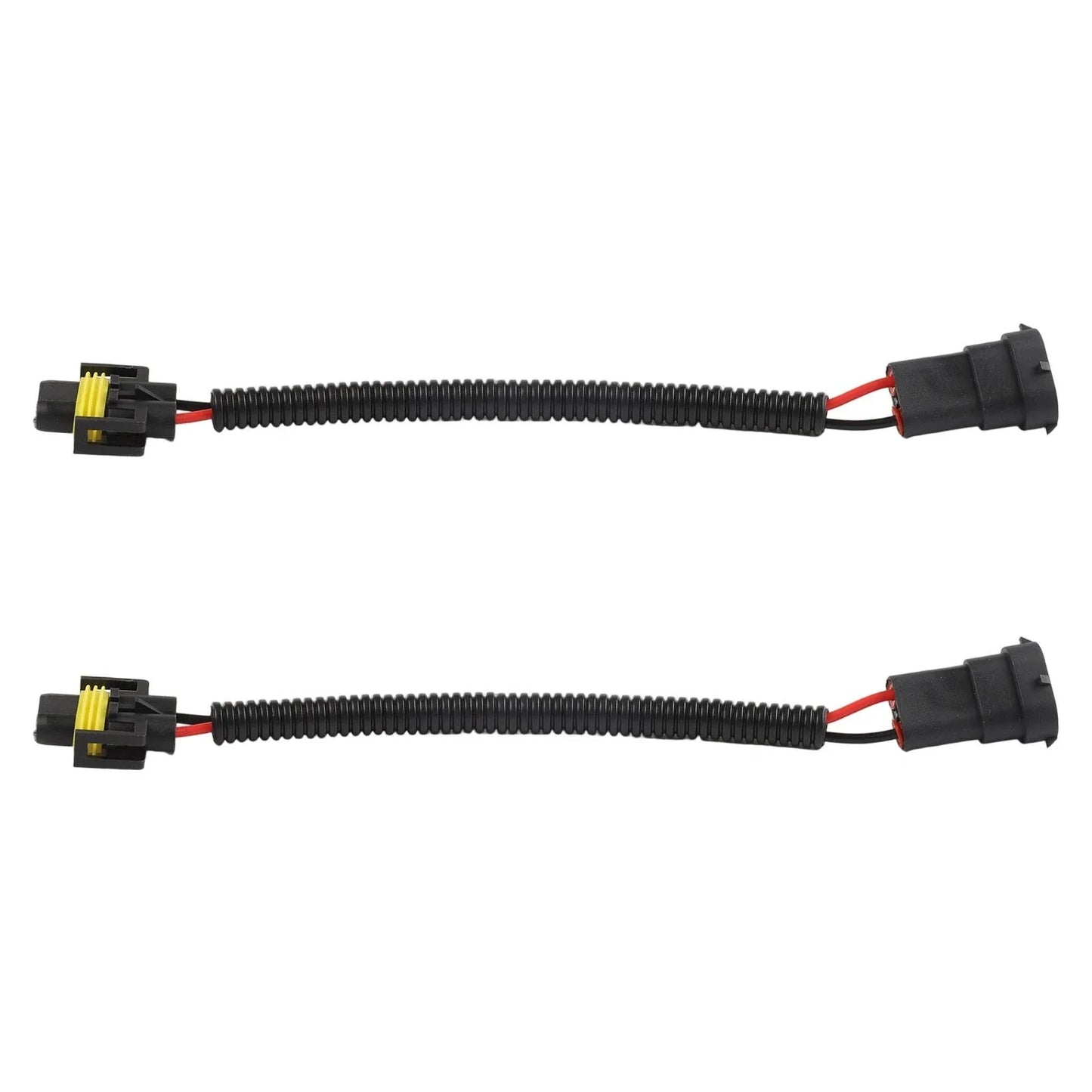 2 x Adapter Wiring Harness Plugs Prewired M/F H11 H8 H9