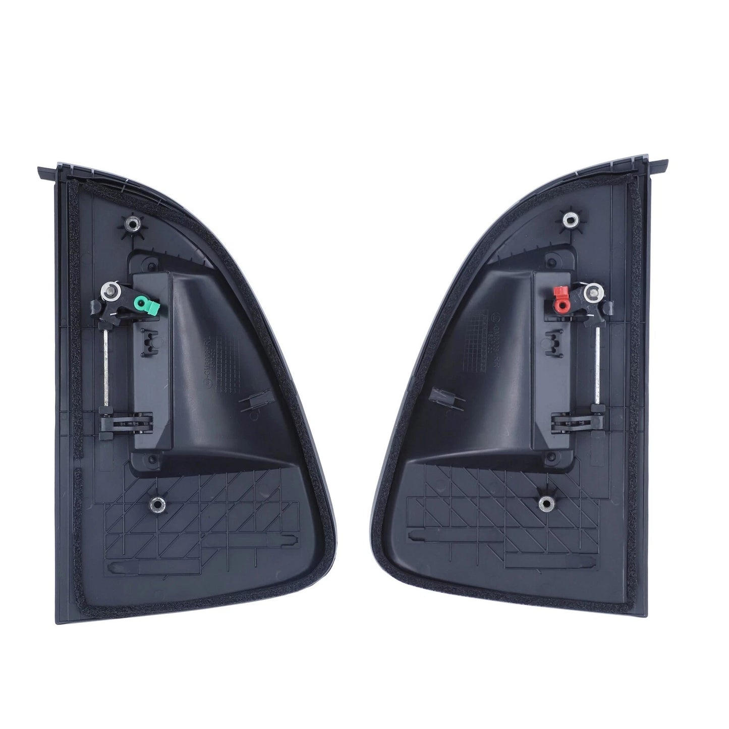 Set of 2 Outer Door Handles for Holden Barina (2011–2018) Black