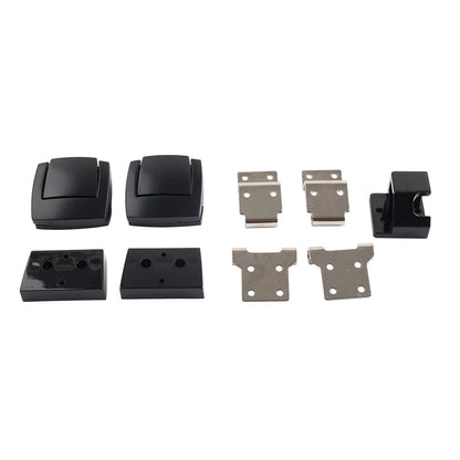 Chrome Rear Passenger Foot Peg Footrest Mount Bracket for Harley Touring (1993–2023)