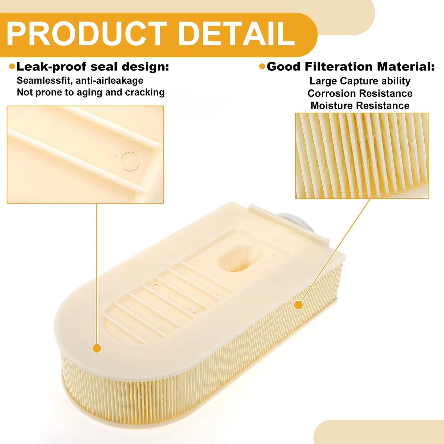 Car Engine Air Filter No. 6510940104 for Mercedes-Benz