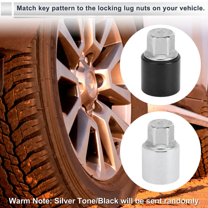 Type C Wheel Lock Lugnut Antitheft Key Socket for Toyota