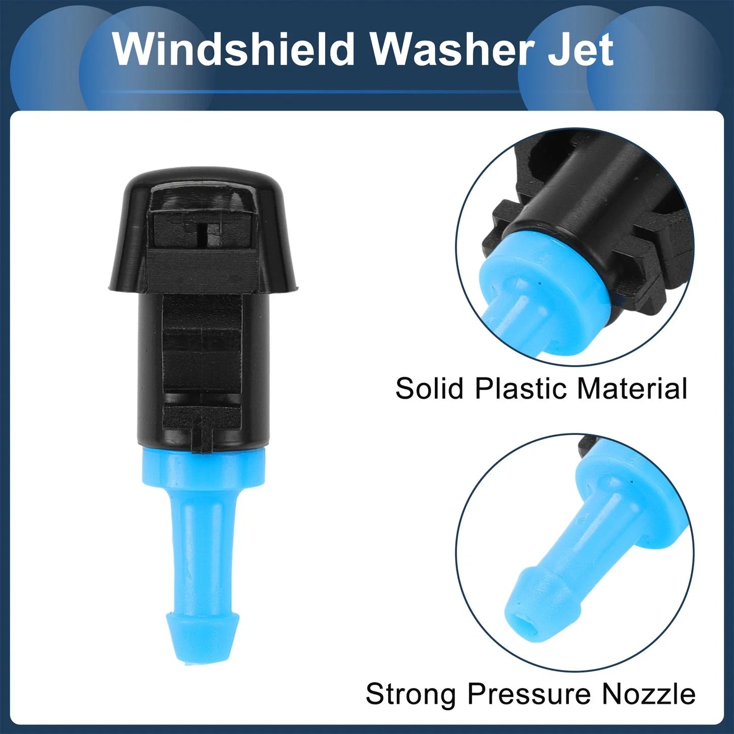 Washer Nozzle with Gasket & Fluid Hose for Dodge Grand (2004-2009)