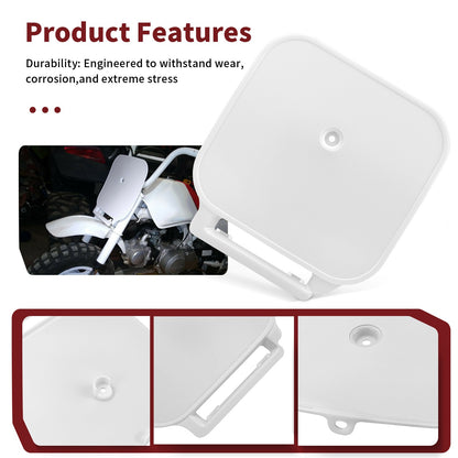 Front Number Plate for Honda Z50 Z50R (1988–1999) White