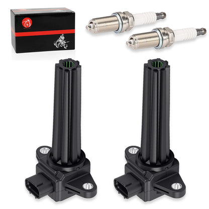 2X Ignition Coils & Spark Plugs for Yamaha 115 125 130 200 225 250 HP