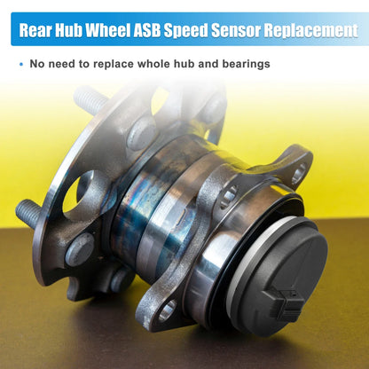 2 x Rear Hub Bearing ABS Speed Sensors for Hyundai Kia (No. 58980C1100)