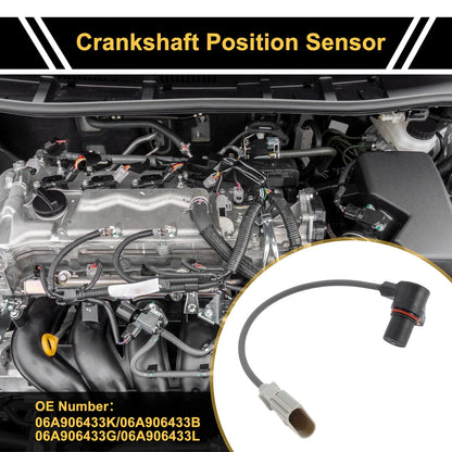 1 Pc Crankshaft Position Sensor No.06A906433K for Audi A4 2.0 (2005–2008)