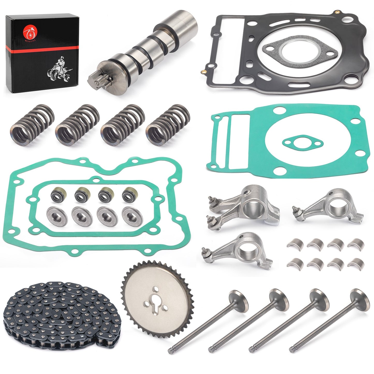Rocker Arm Camshaft Timing Chain & Valve Kit for Polaris Magnum 500 (1999–2003)