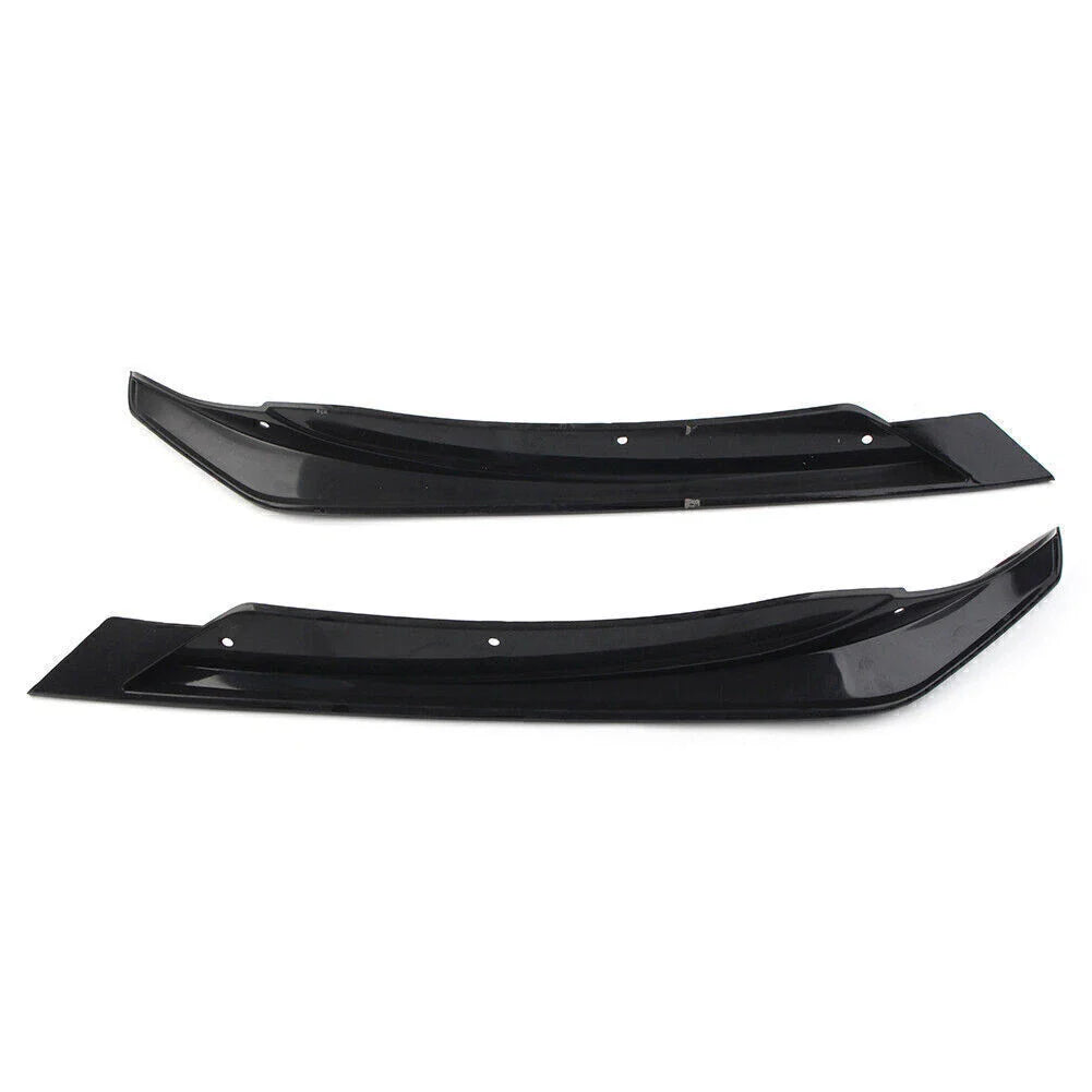 Front Lip Spoiler Fins for Mercedes Benz A-Class W176 (2016-2018)