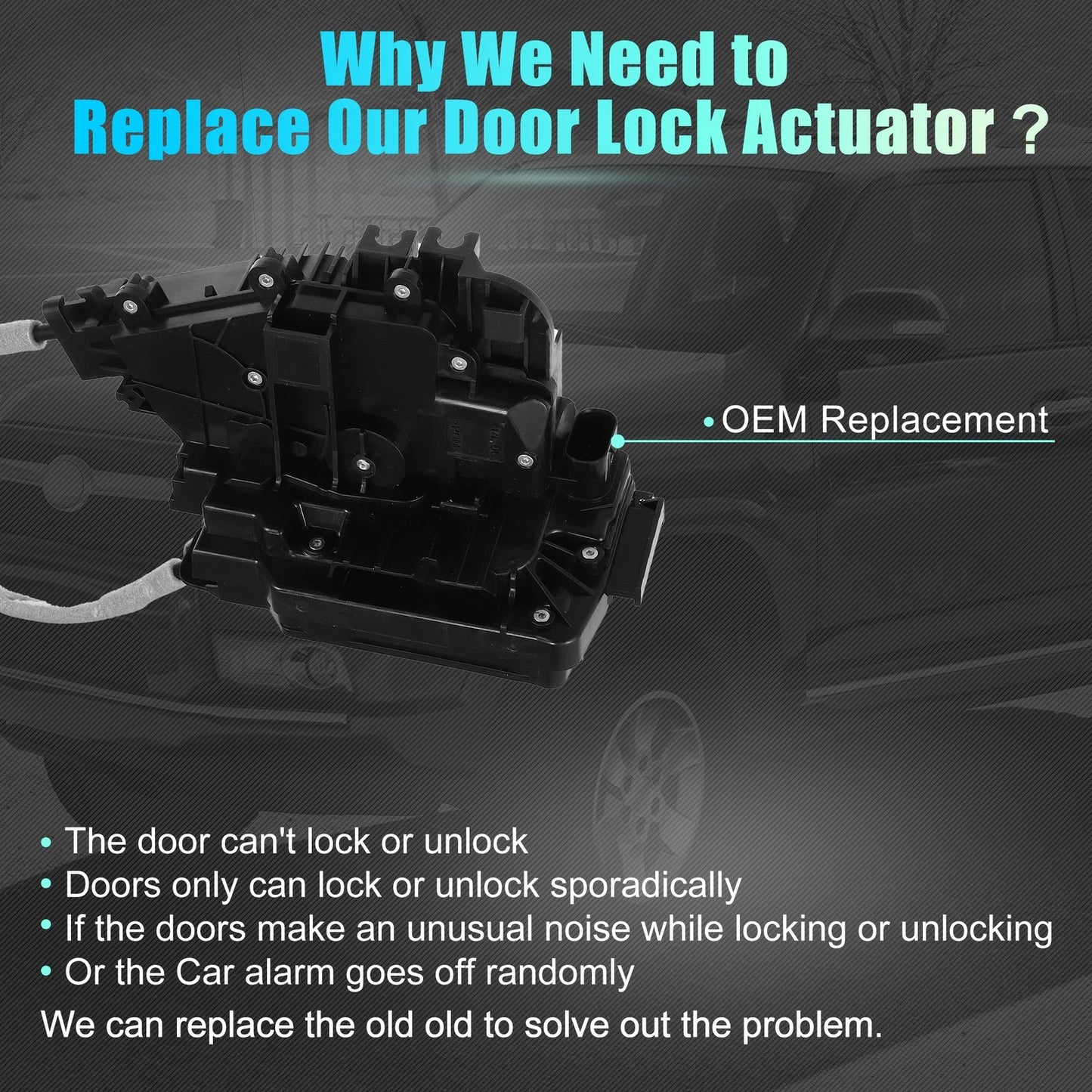 Rear Left Lower Door Lock Actuator for Mercedes-Benz GL GLE GLS ML (2010–2020)