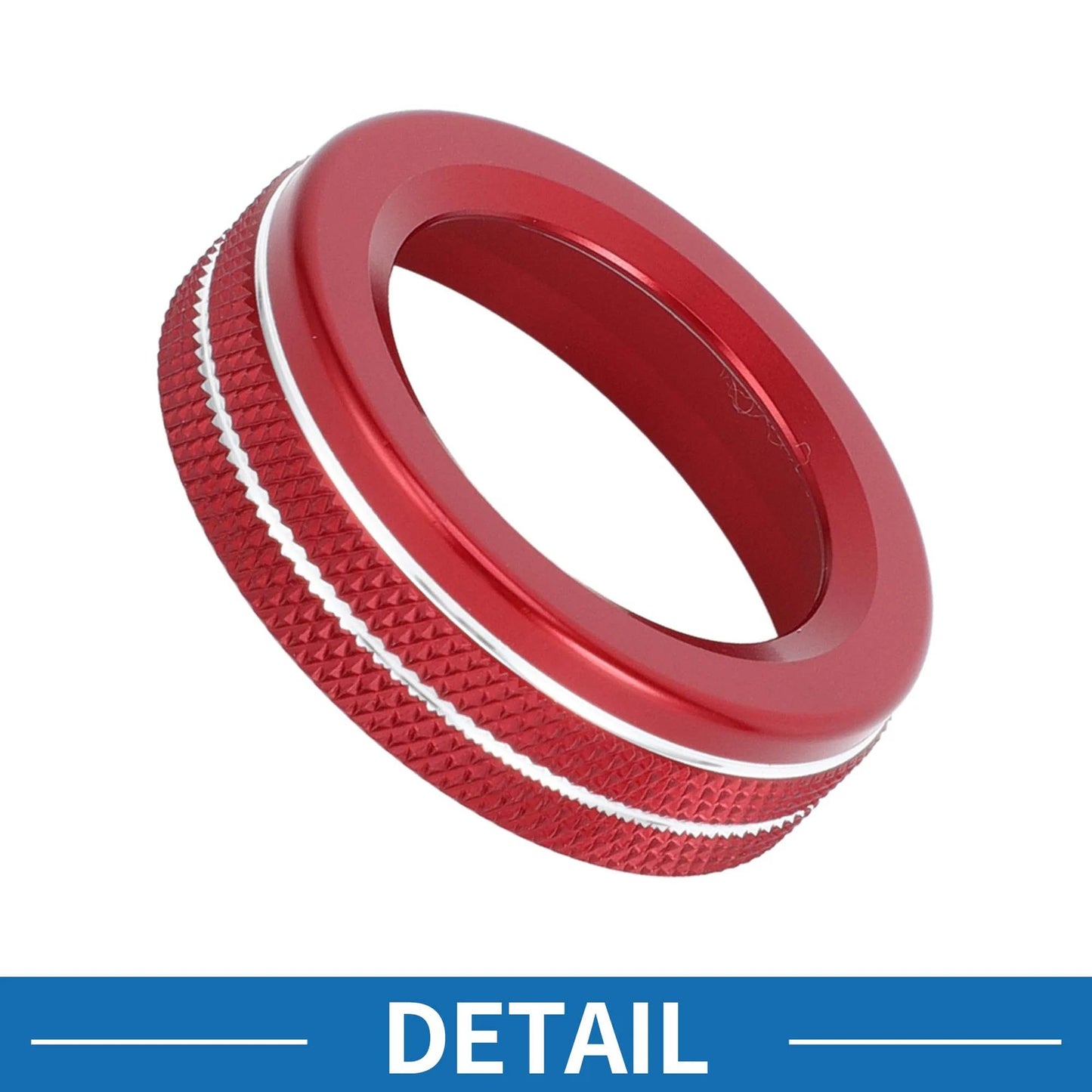 Tune Knob Cover for Mercedes Benz A B C E S CLA GLA (1 Pc, Red)