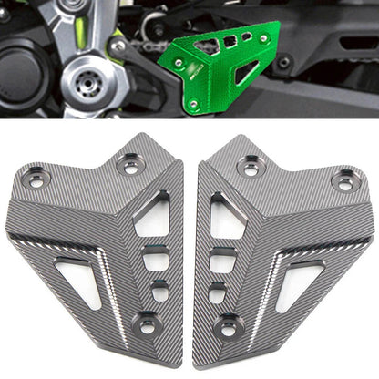Rear Footrest Heel Plates Guard Protector for KAWASAKI Z900 (2017-2023)