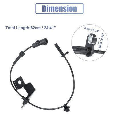 Front Left ABS Wheel Speed Sensor No.DG9Z2C205B for Ford Fusion (2013–2020)