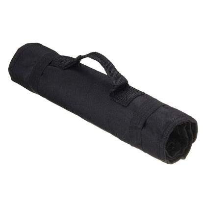 21-Pocket Chef Knife Bag Roll Bag Carry Case Foldable Kitchen Storage Black
