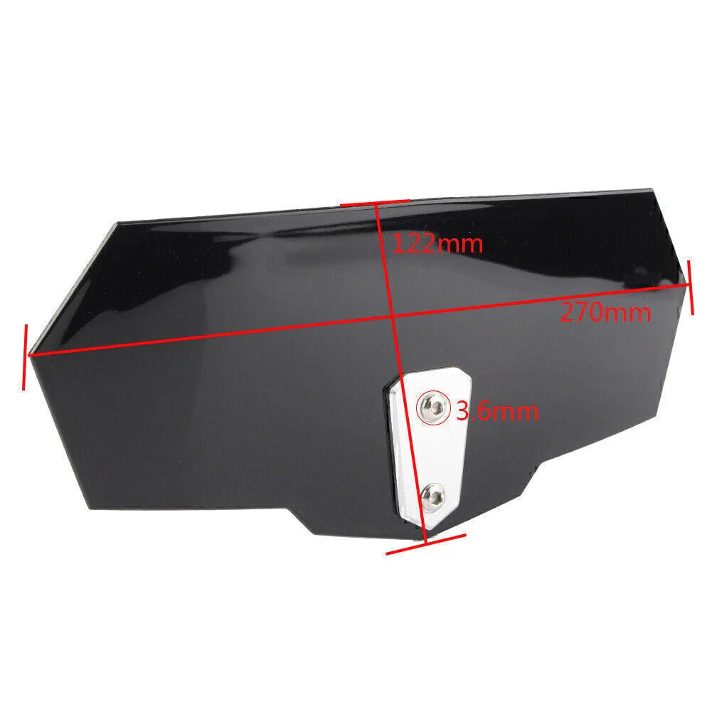 Windshield Wind Screen for Honda Yamaha Suzuki Kawasaki Aprilia Ducati (N/A)