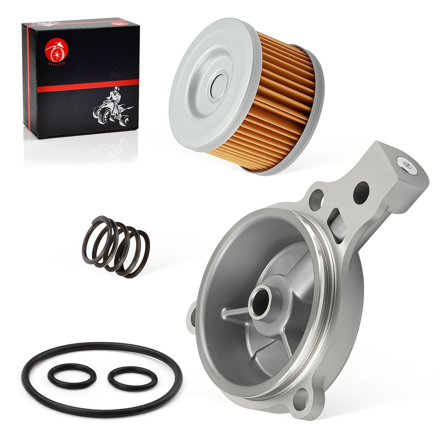 Oil Filter Cover with Spring O-Ring for Honda Rancher 350 TRX350FM (2000–2006)