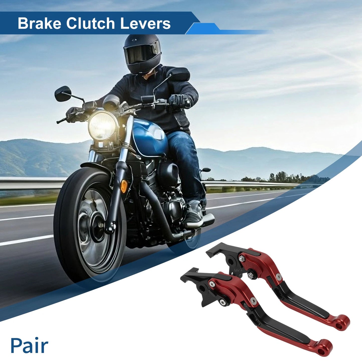 Adjustable Brake Clutch Lever for Kawasaki ZX7R/ZX7RR (1989–2003)