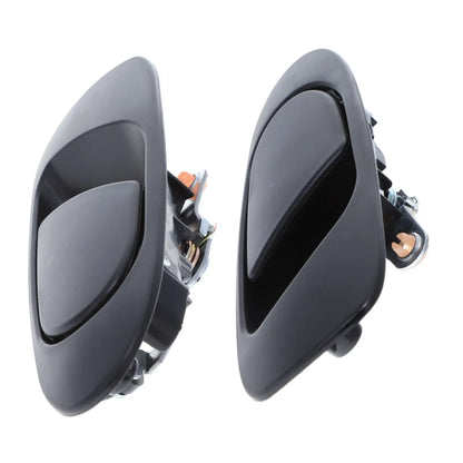 4 x Front & Rear LH + RH Door Handle Outer Black for Honda Civic (1991–1995)
