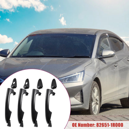 Set of 2 Door Handles for Hyundai Accent (2010–2017) 82651-1R000/82661-1R000